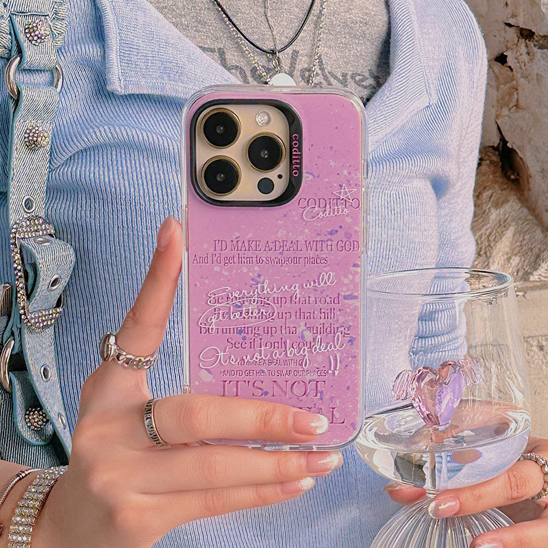 A Love Letter Pink Phone Case