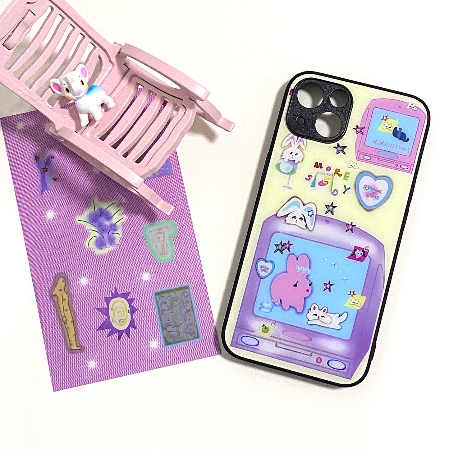 Retro 90's Game Rabbit Phone Case
