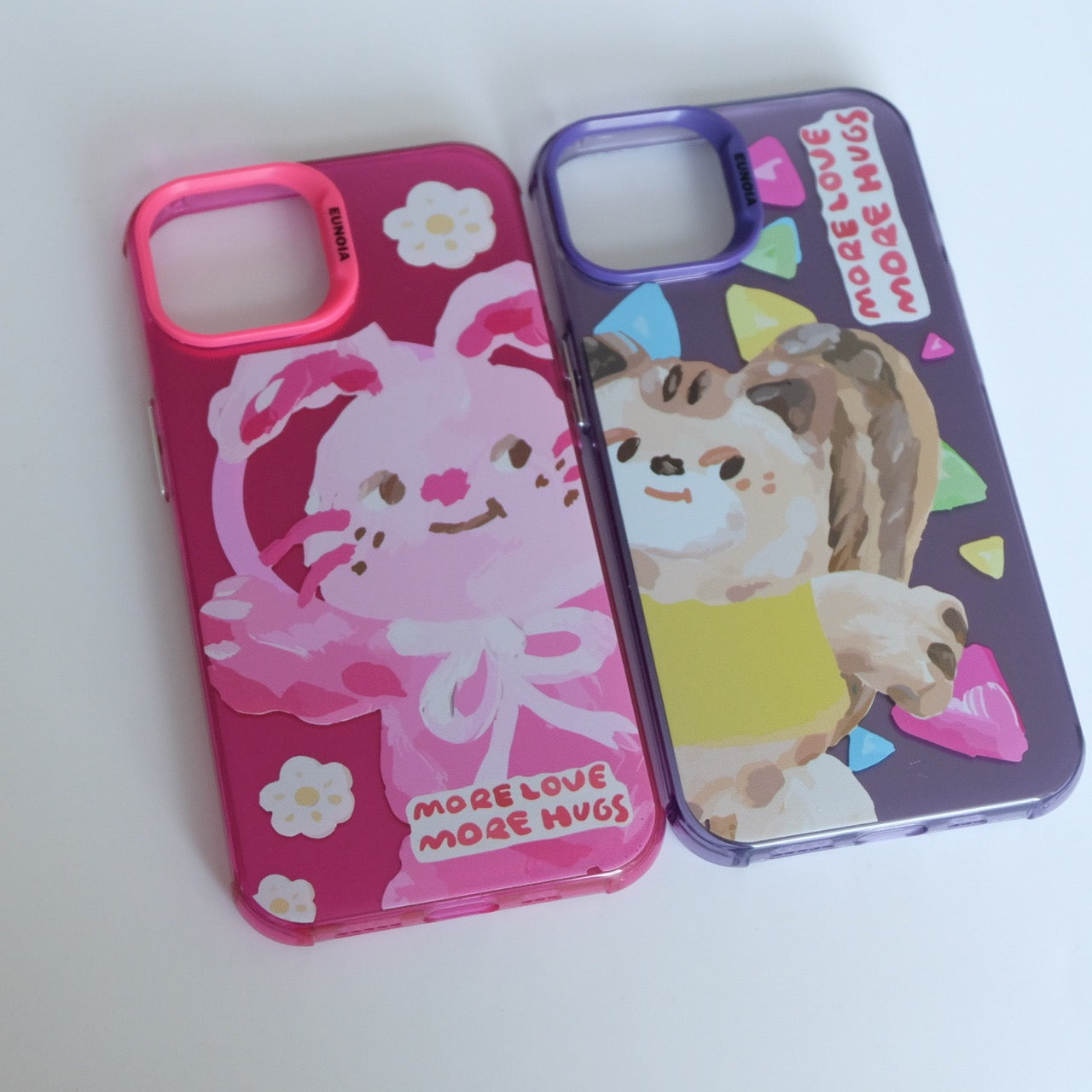 Oil Painting Cat and Dog Printed Phone Case