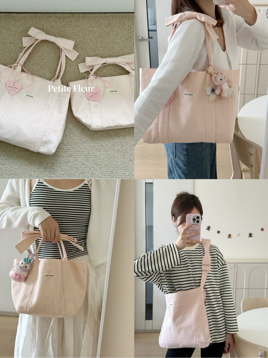 Pink Bow Shoulder Bag