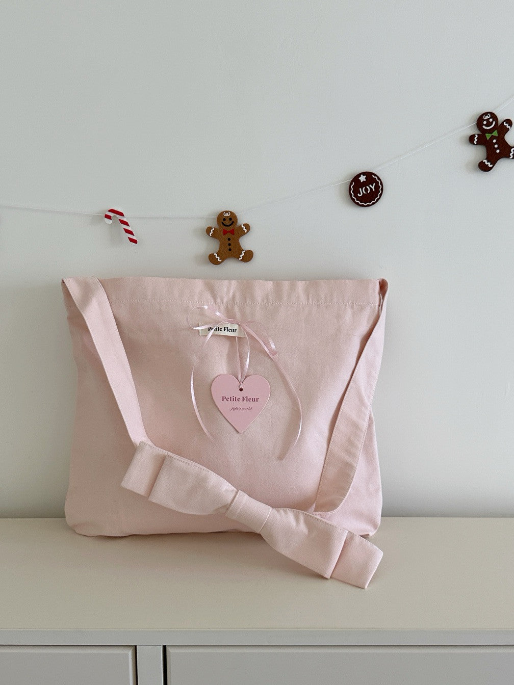 Pink Bow Shoulder Bag