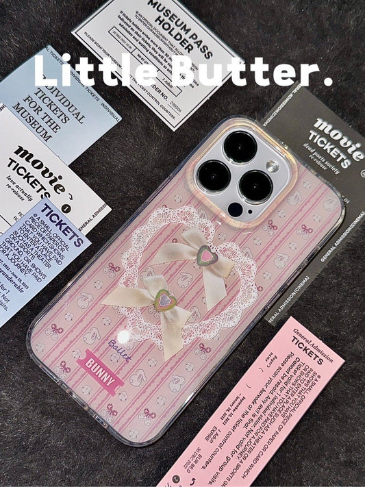 「Original」Pink Lace Bunny Phone Case