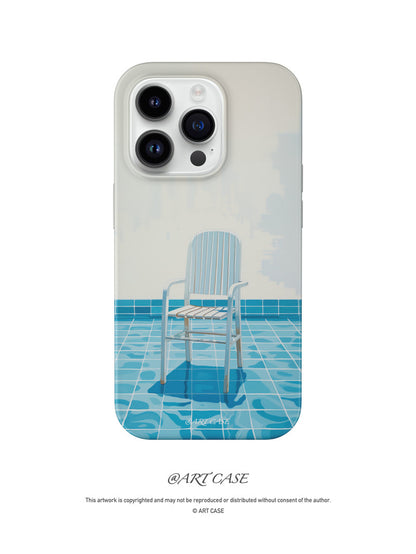 Pool Chair Printed Phone Case