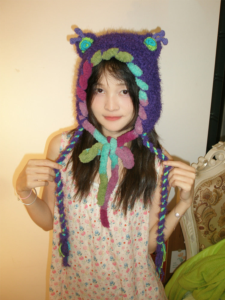 Purple Fairy Handmade Crochet Hat