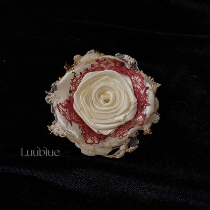 Rose Lace Brooch