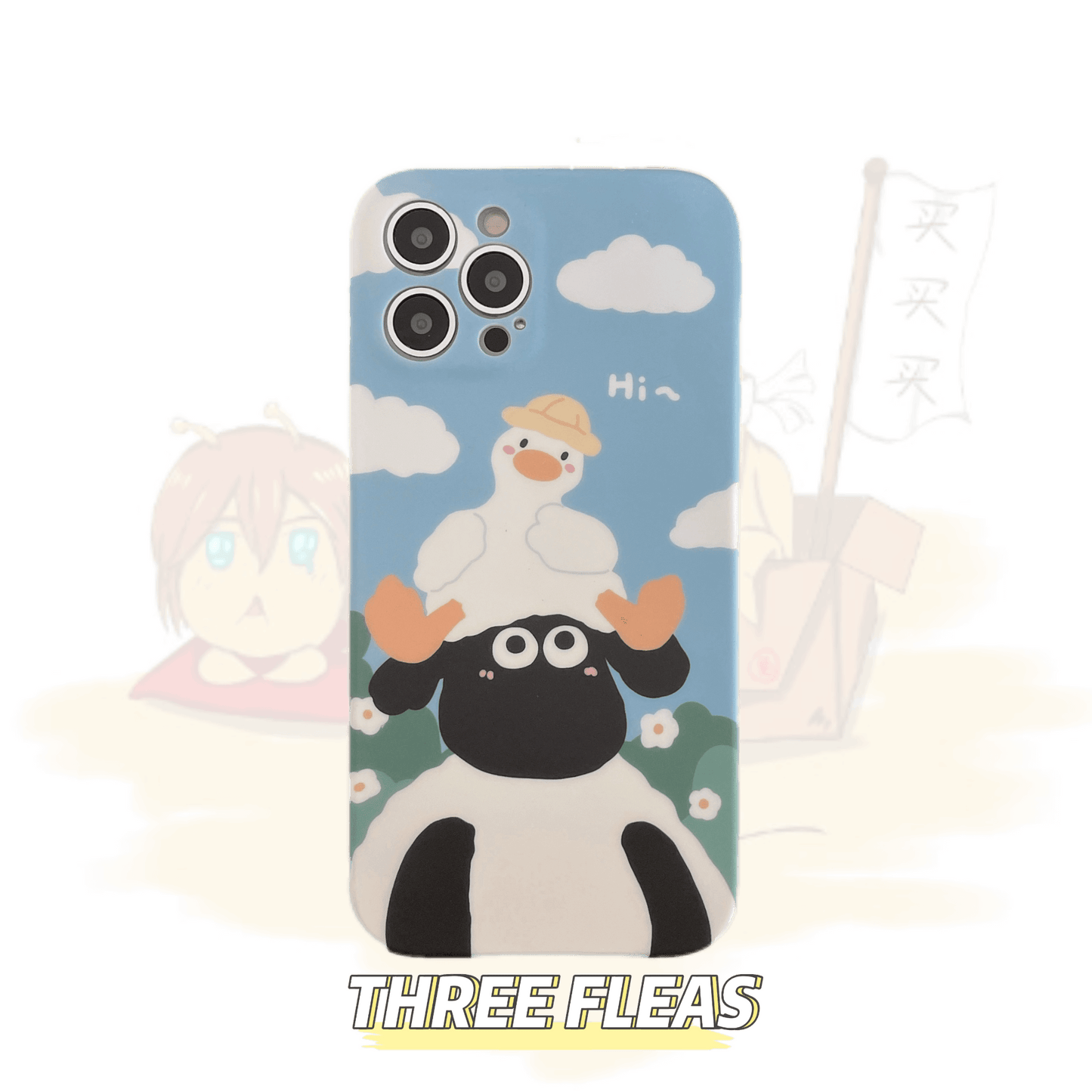 Scottish blackface phone case