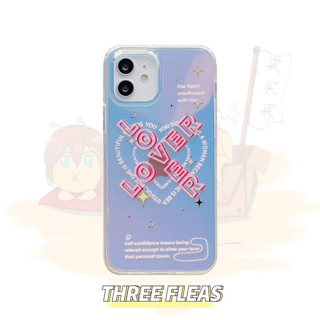 Simple technology sense laser phone case