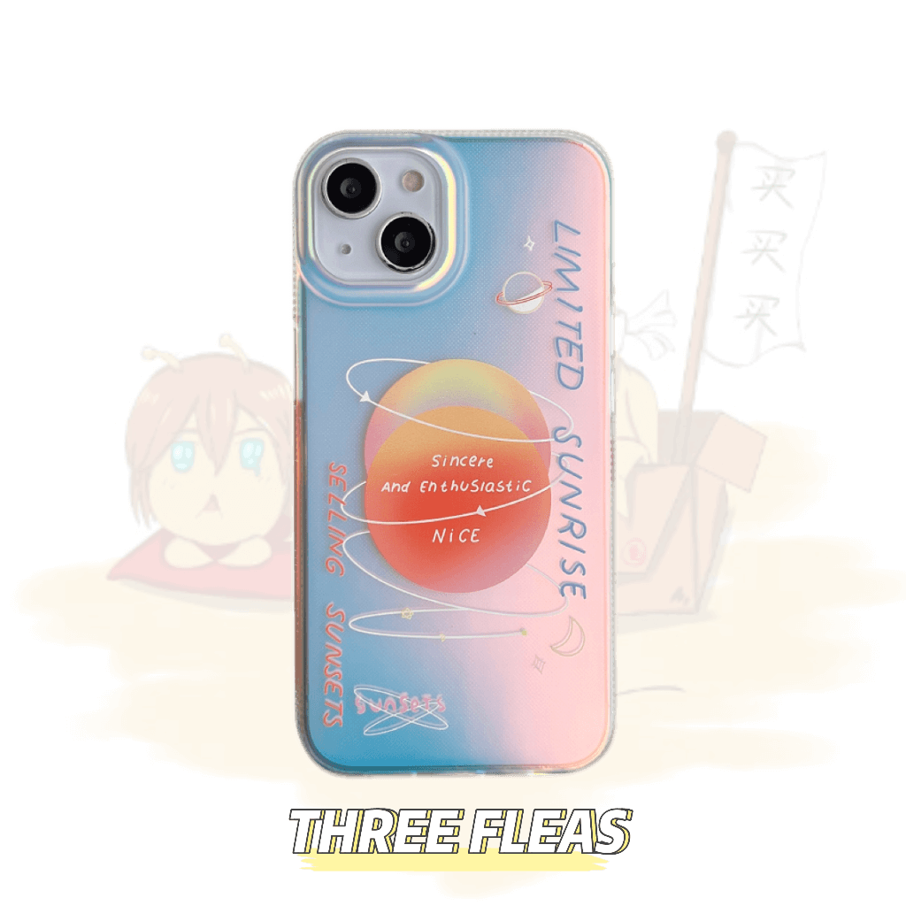 Simple technology sense laser phone case
