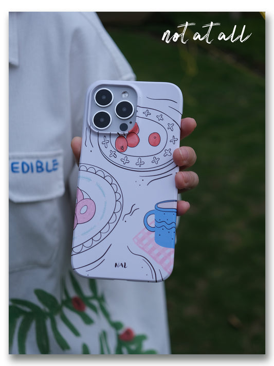 Sketch Tableware Printed Phone Case