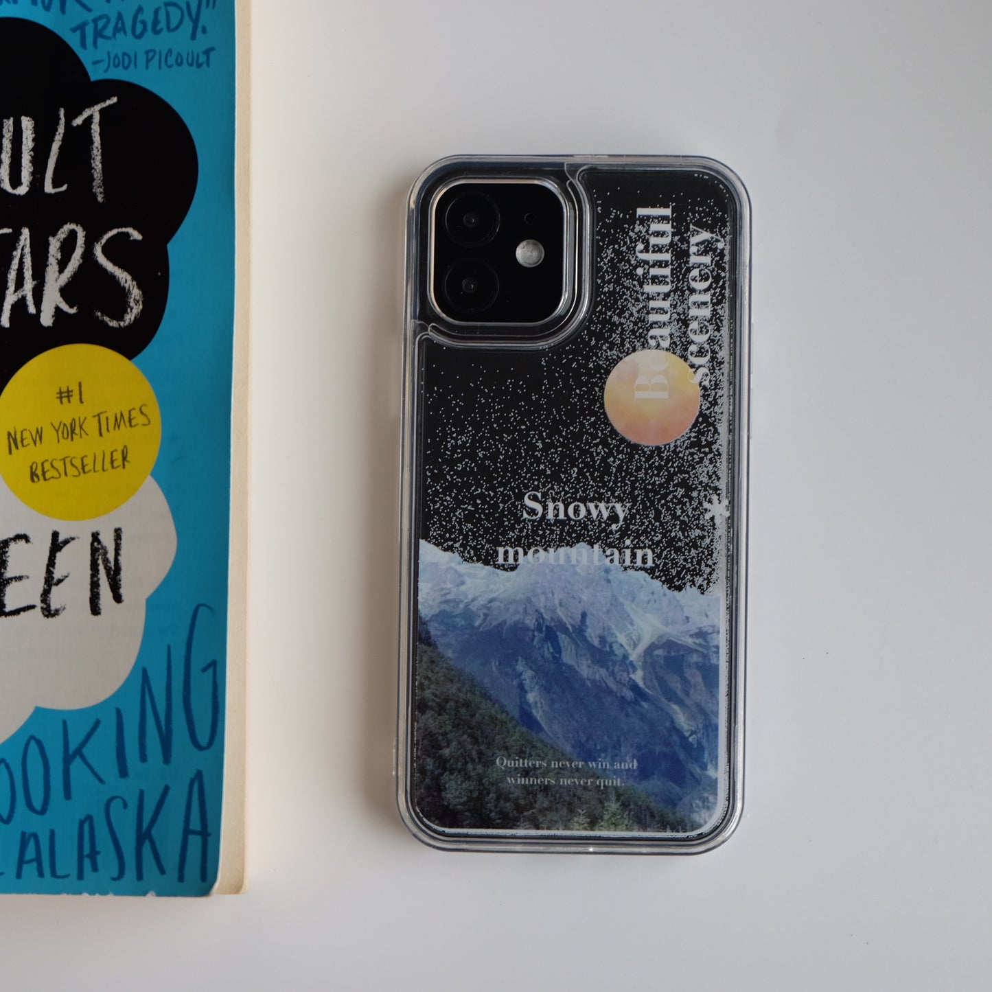 Snowy Mountain Quicksand Phone Case