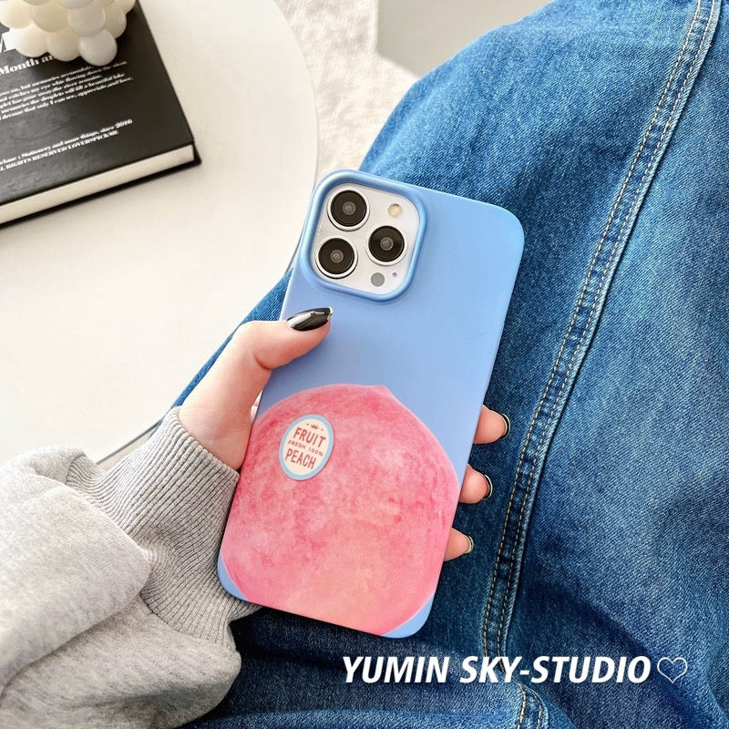 Summer Peach Printed Phone Case | Phone Case | Three Fleas Summer Peach Printed Phone Case | Phone Case | Three Fleas
