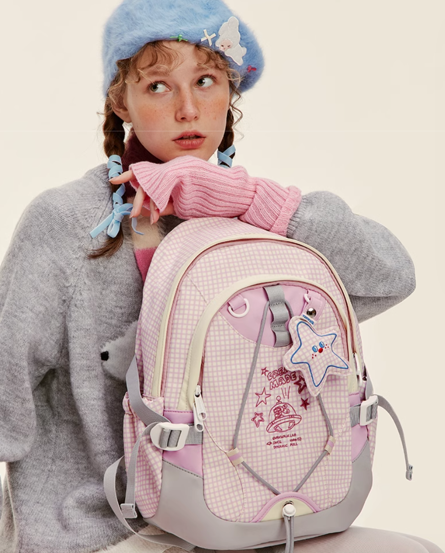 aliens ufo cute blue backpack kids UFO Back to School Backpack – Three Fleas