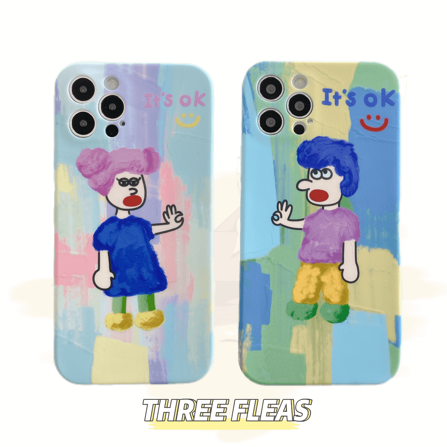 Unique couple phone case