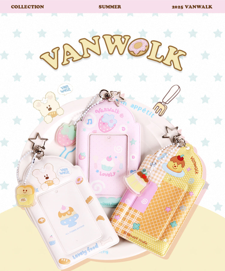 ワウ•ブラン マレーシア 伝統工芸 凧 ムーンカイト 台座•透明ケース付き Vanwalk Starry Cartoon Card Holder | Bag | Three Fleas