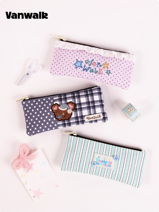 Vanwalk Starry Cartoon Pencil Bag