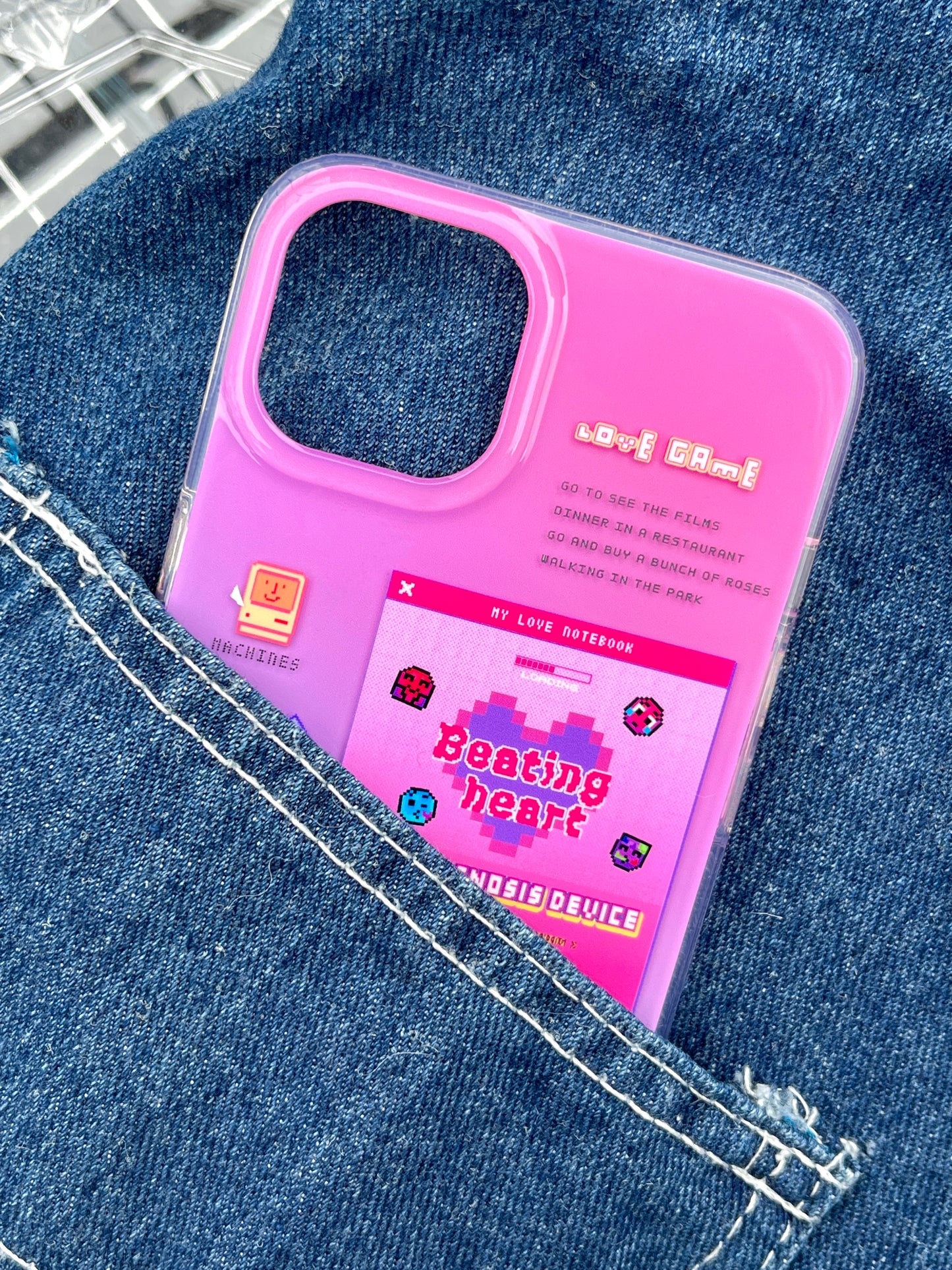 Y2k Love Game Printed Phone Case