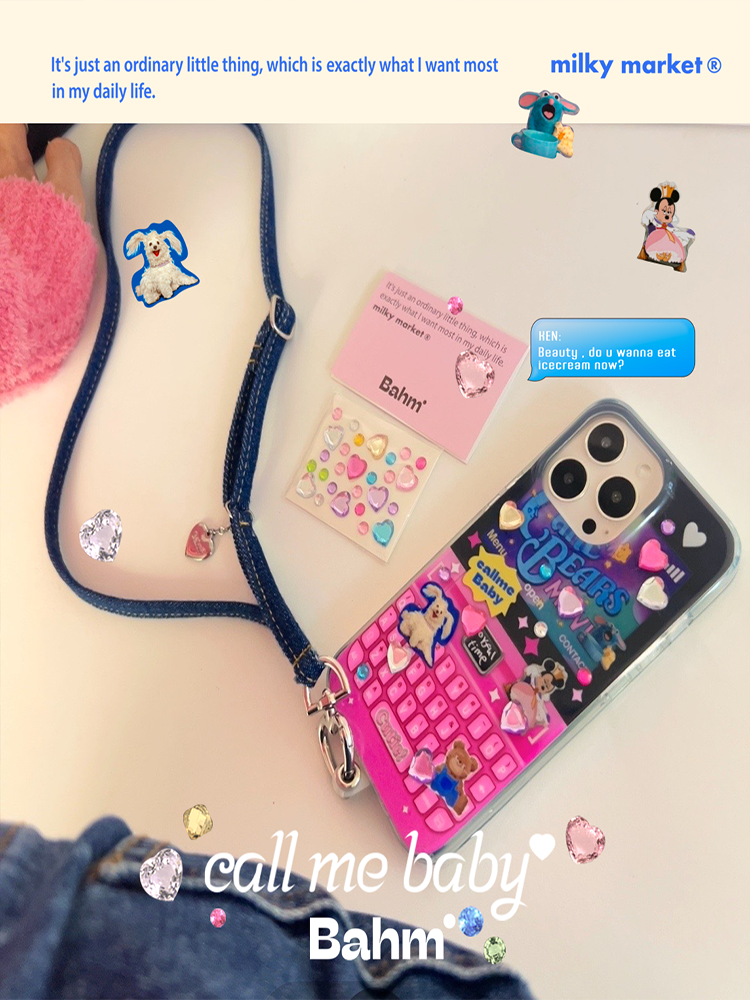 Y2k Retro Keyboard Styled Phone Case