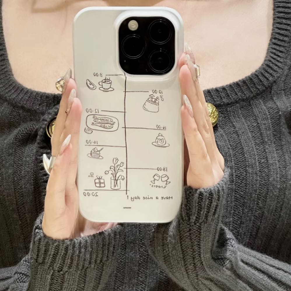 Sketching Busy Life Phone Case