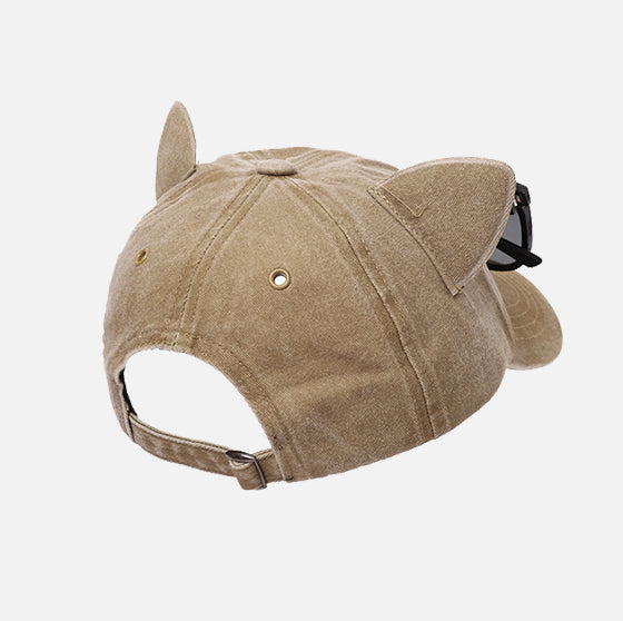 Cat Shape with Sunglasses Hat