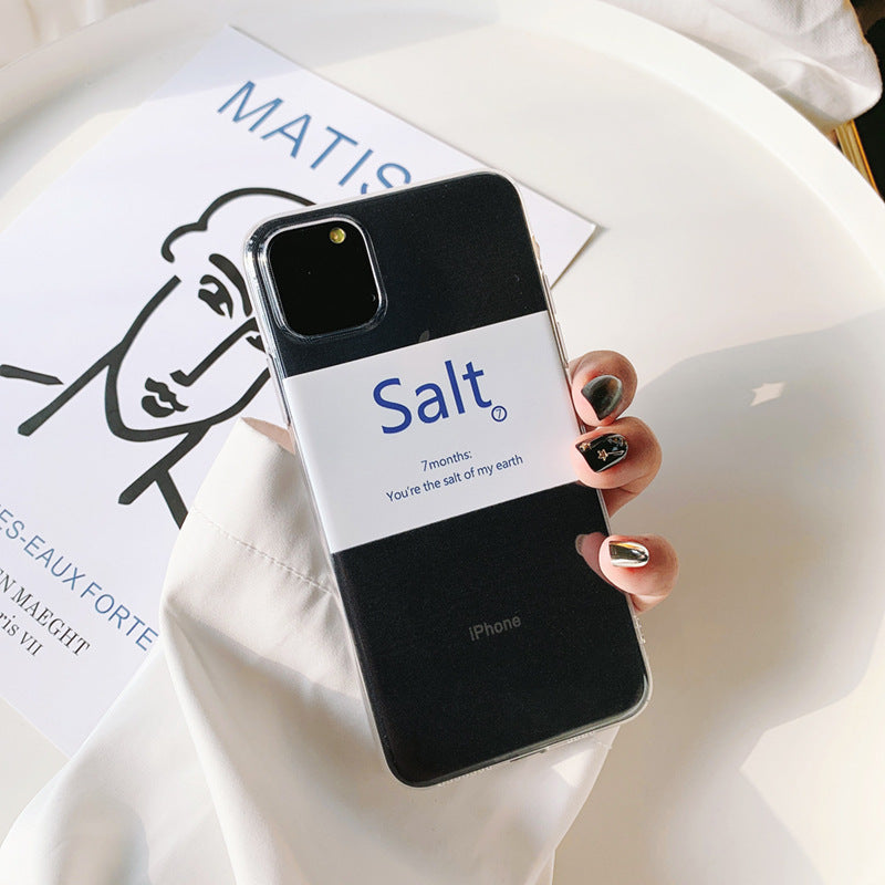 「iPhone」Salt Transparent Coverphone accessories - Three Fleas