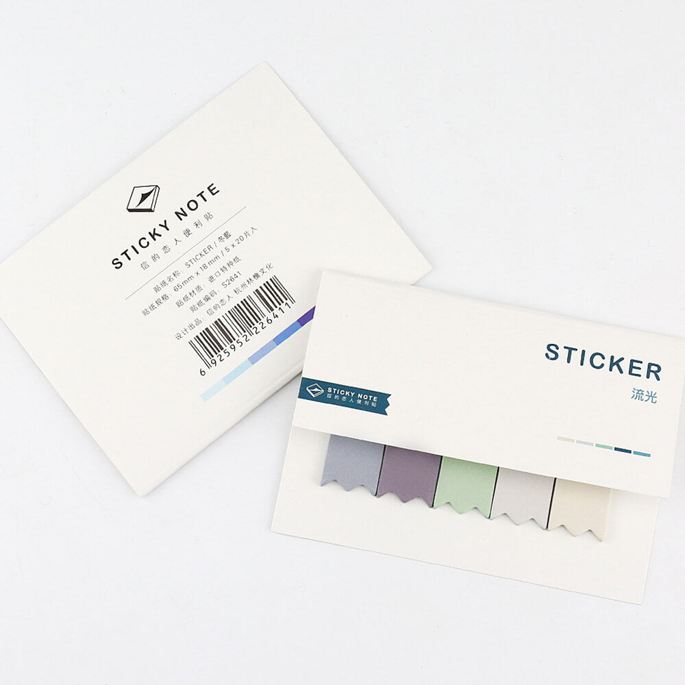 Three Fleas-Faded Color Sticky Memo-01