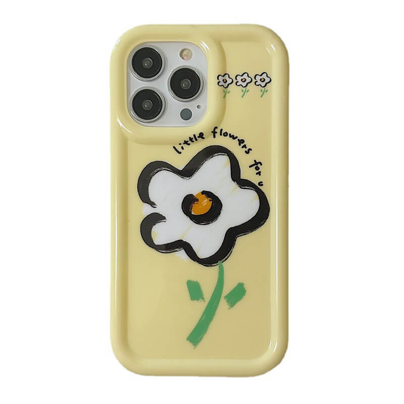iPhone Cover | Delight Yellow Flowerphone accessories - Three Fleas