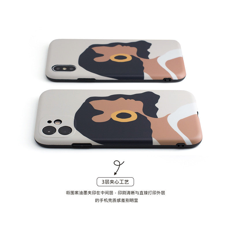 「iPhone」Girl Soft Coverphone accessories - Three Fleas