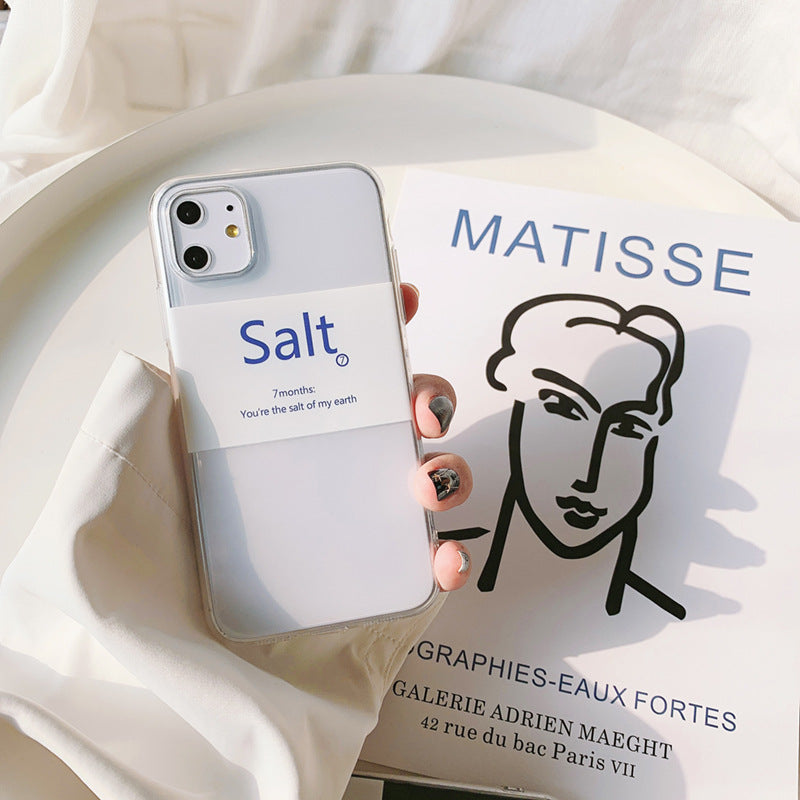 「iPhone」Salt Transparent Coverphone accessories - Three Fleas