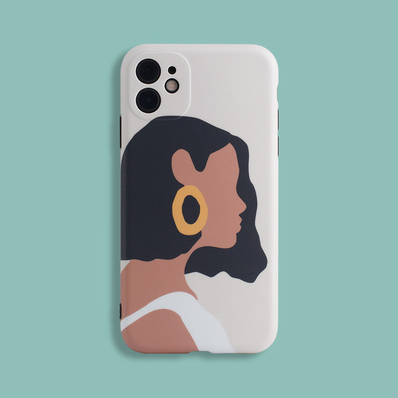 「iPhone」Girl Soft Coverphone accessories - Three Fleas