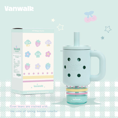 DIY Charm Straw Tumbler