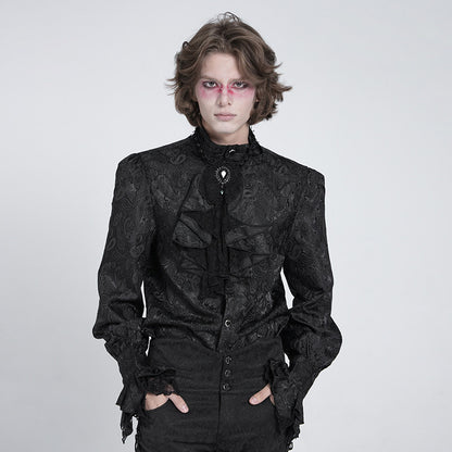 Paisley Jacquard Men's Shirt - DF20AA