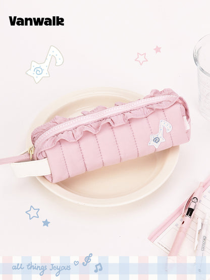 Ruffle Handle Pencil Case