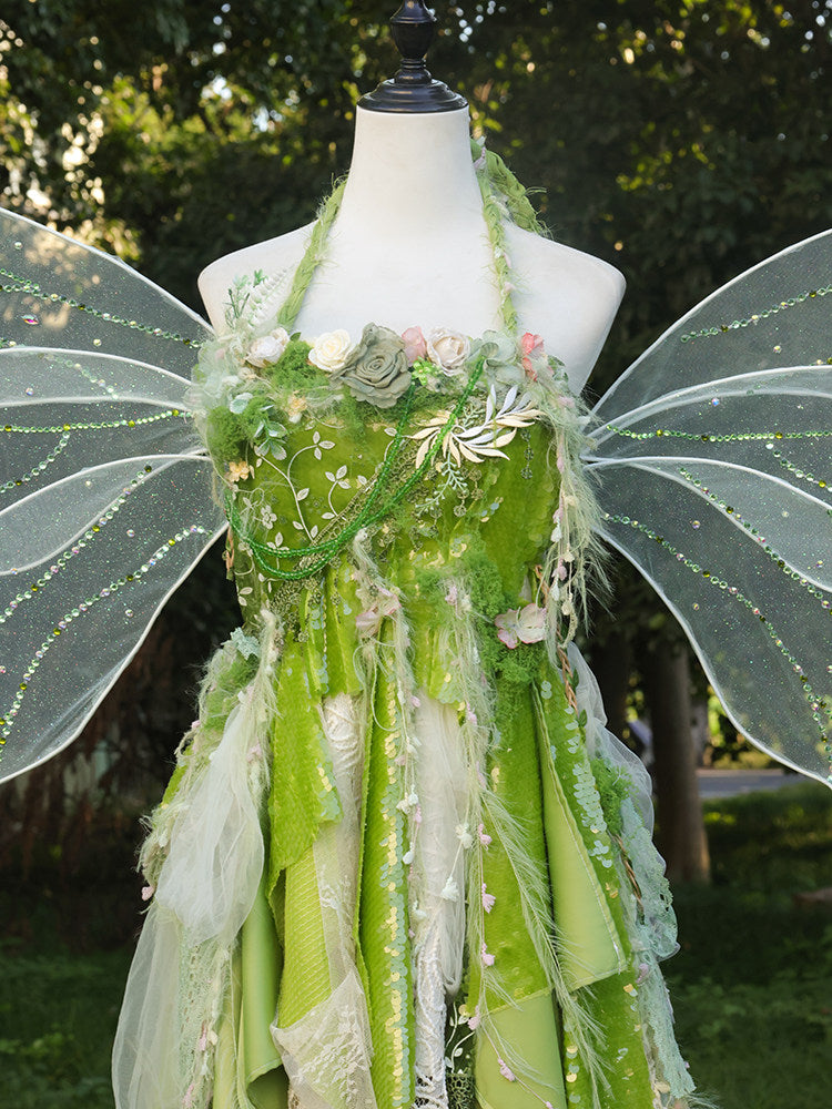 Forest Fairy Dress and Wings - TTS02EN
