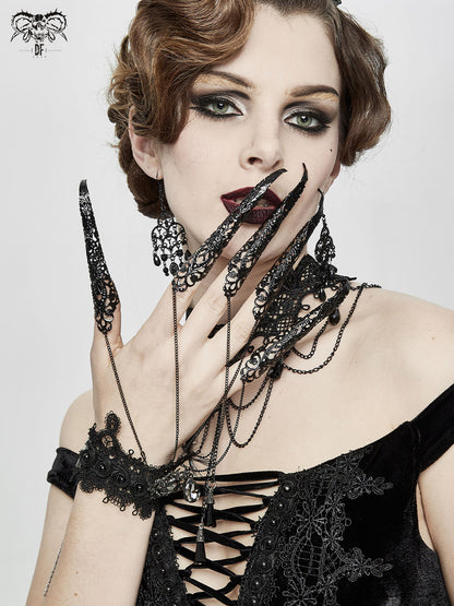 Lace Fingerless Gloves - DF14ES
