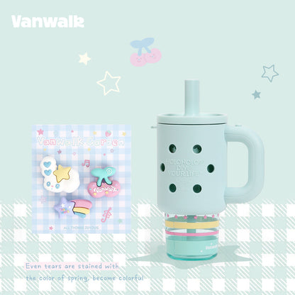 DIY Charm Straw Tumbler