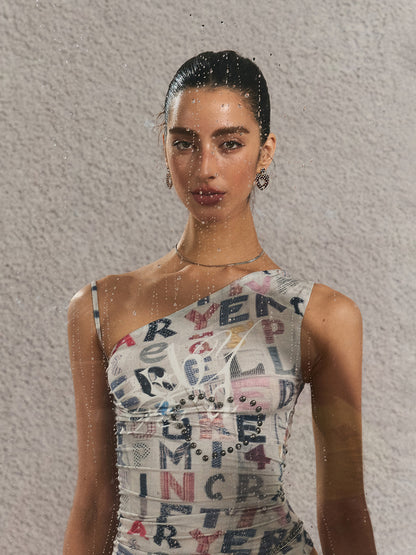 Letter Print Tank Top