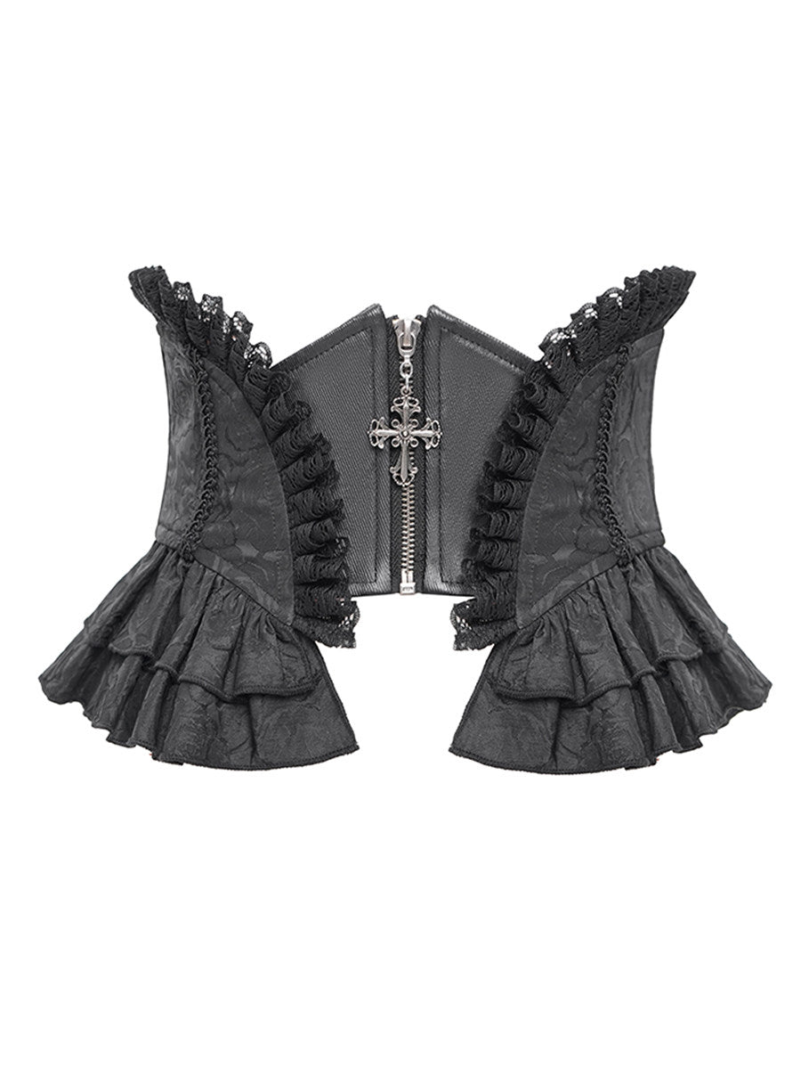 Rose Jacquard Corset Belt - DF04HP