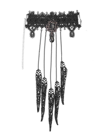 Lace Fingerless Gloves - DF14ES