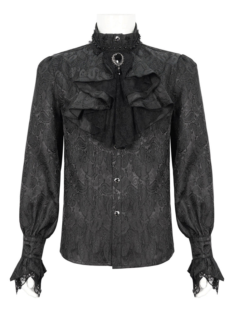 Paisley Jacquard Men's Shirt - DF20AA