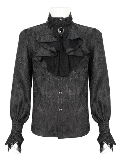 Paisley Jacquard Men's Shirt - DF20AA