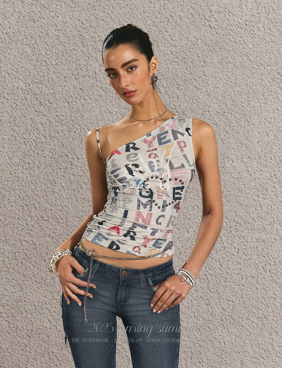 Letter Print Tank Top