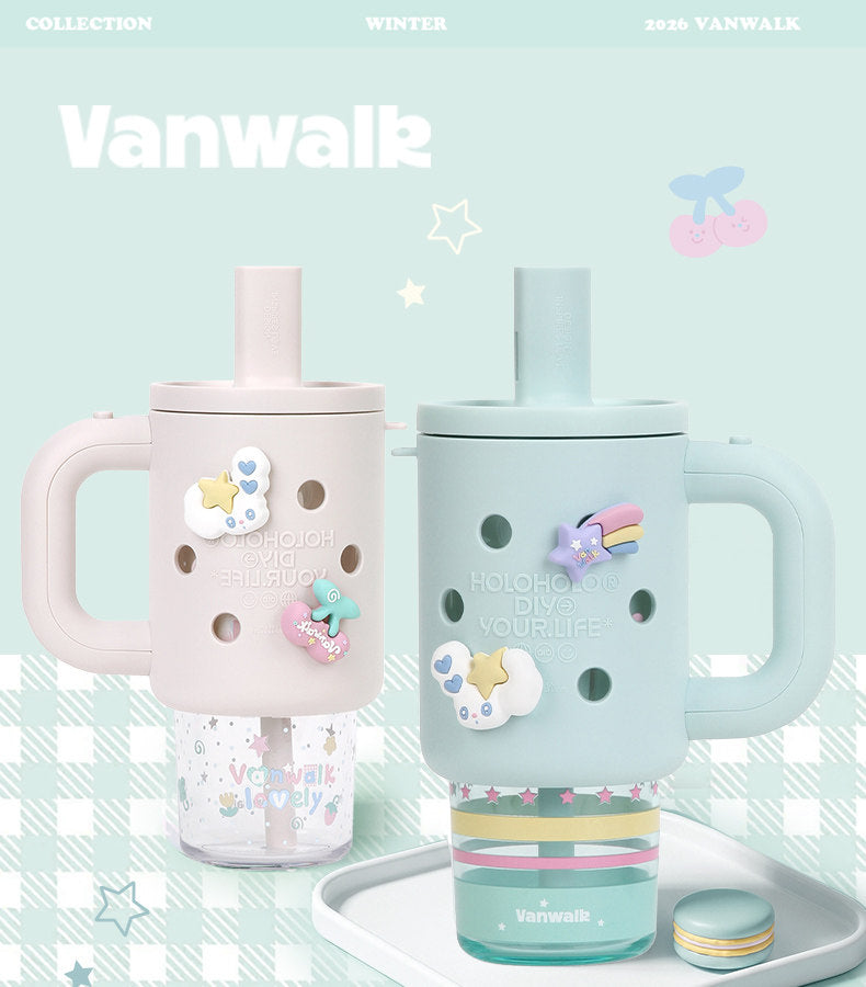 DIY Charm Straw Tumbler