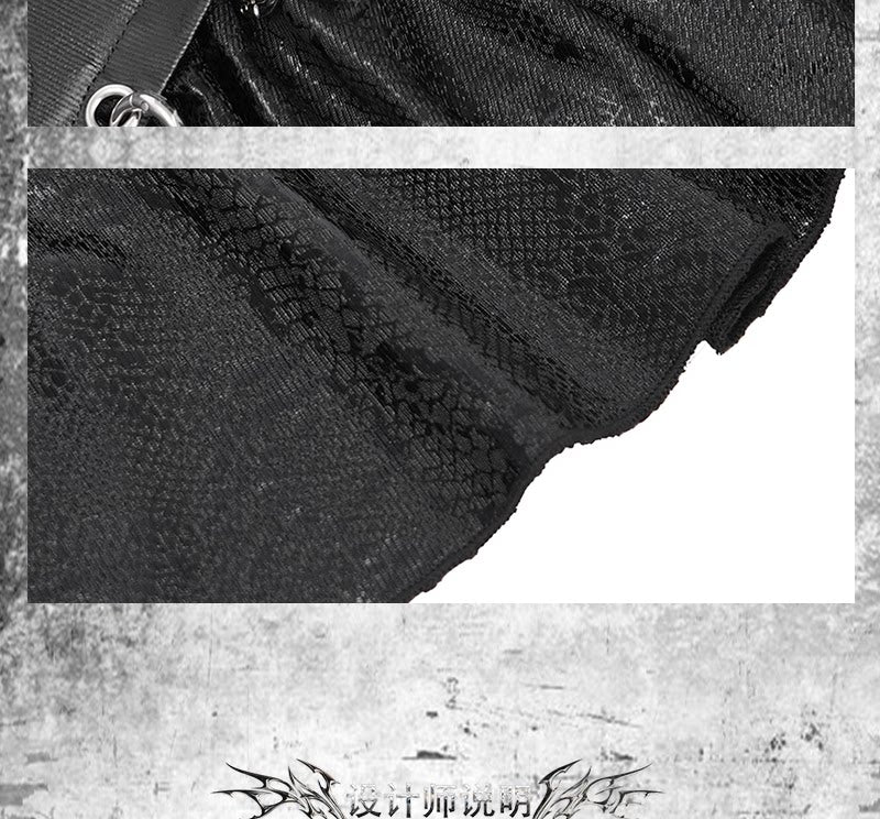 Faux-Leather Ruffled Mini Skirt - DF16HK