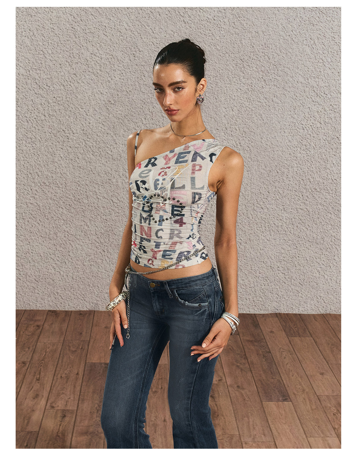 Letter Print Tank Top