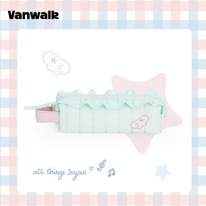 Ruffle Handle Pencil Case