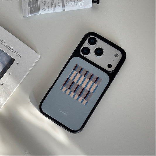 Modern Geometric Plaid Phone Case-FI019AC