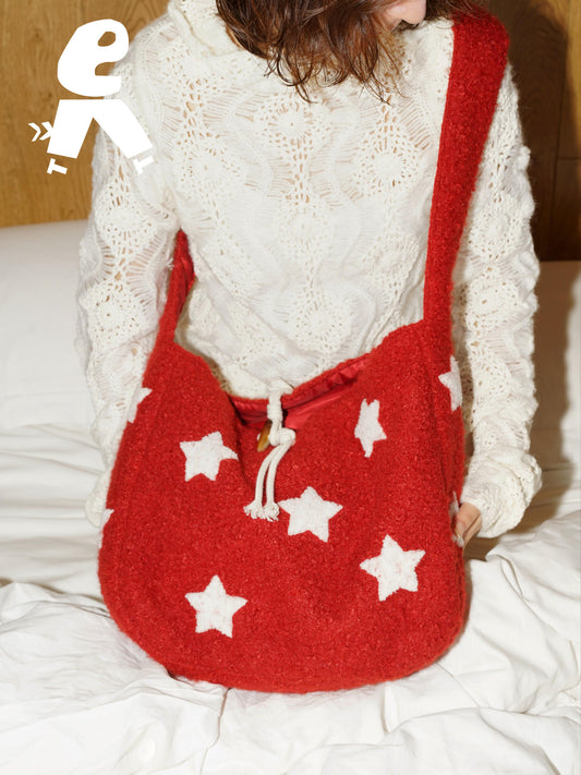 Fluffy Star Shoulder Bag