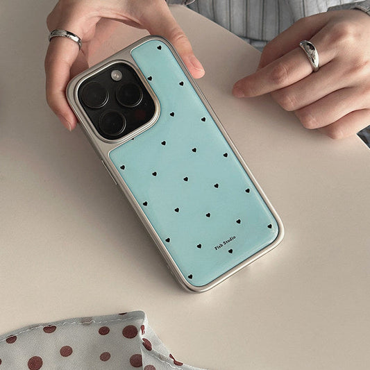 Minty Heart Phone Case-FI027R
