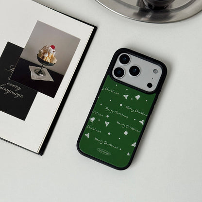 Minimalist Christmas Pattern Phone Case-FI017AC | Acrylic Phone Case | Three Fleas