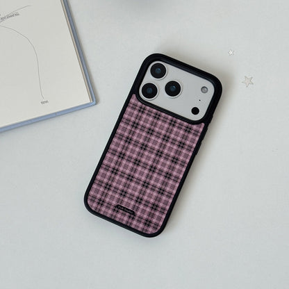 Retro Plaid & Grid Phone Case-FI008AC